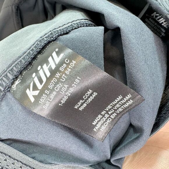 Kuhl Kruiser Shorts Men Small Dark Blue Hiking UPF 50 Outdoor Stretch Drawstring - Picture 6 of 11